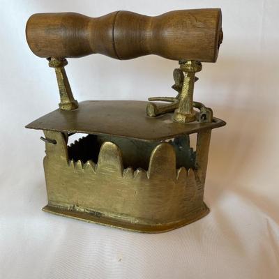 Brass Charcoal Iron