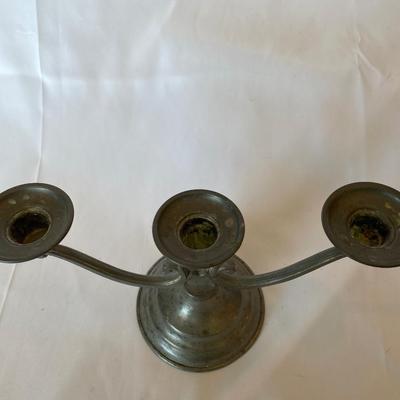 Salem Pewter Candelabra