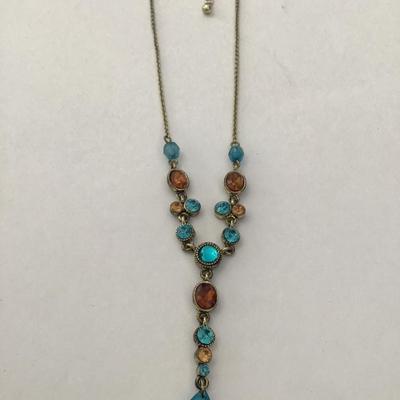 Beautiful BoHo rhinestone necklace