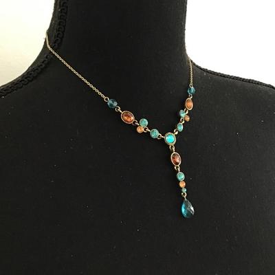 Beautiful BoHo rhinestone necklace