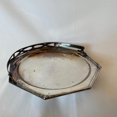 SHM & Co Silverplate Octagonal Server