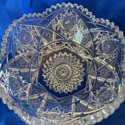 American Brilliant Cut Glass Bowl