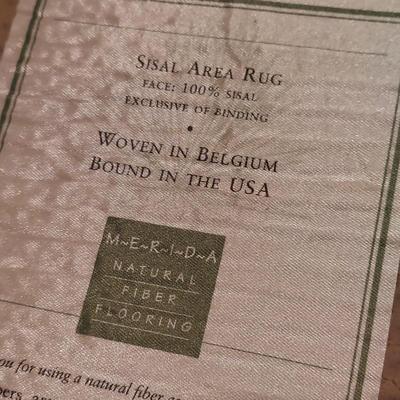 25’ Long Sisal Runner Rug (BC-BBL)