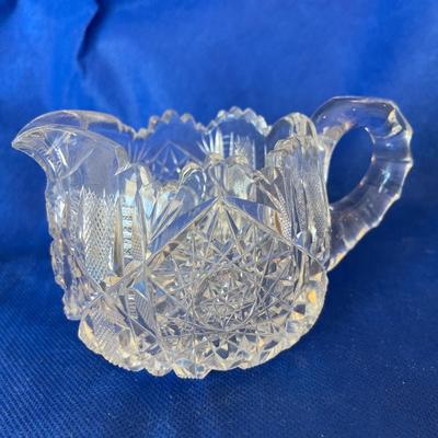 American Brilliant Cut Glass Creamer
