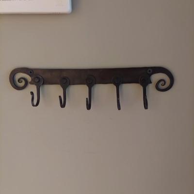 Two Iron Wall Hooks (K-BBL)