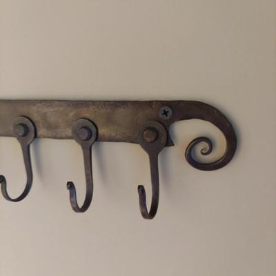 Two Iron Wall Hooks (K-BBL)