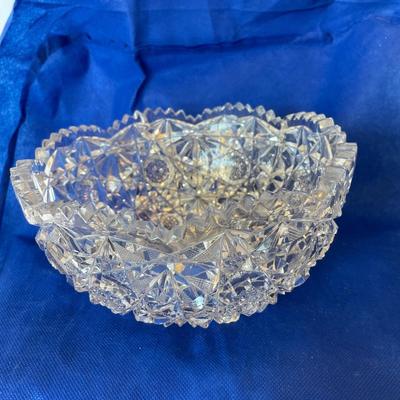 American Brilliant Cut Glass Bowl