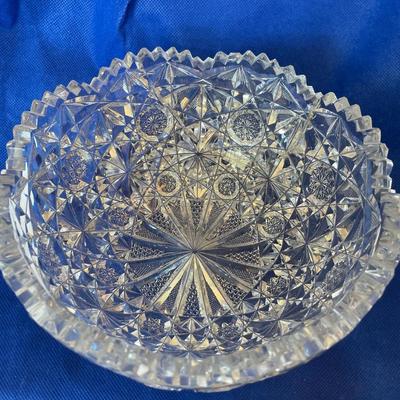 American Brilliant Cut Glass Bowl