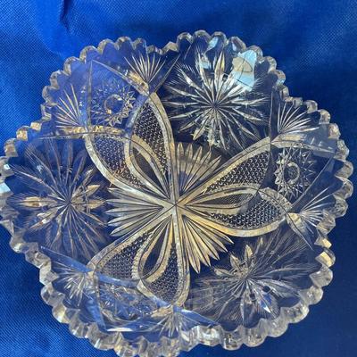 American Brilliant Cut Glass Bowl