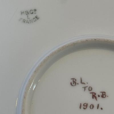 Haviland plate gold edging