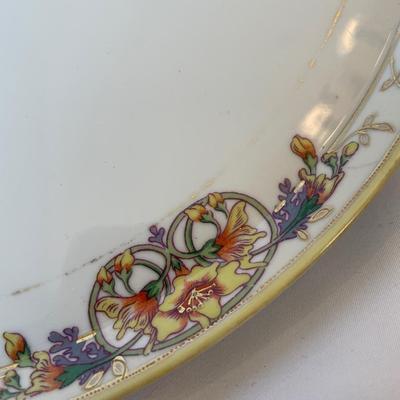 Hand Painted Nippon Charger