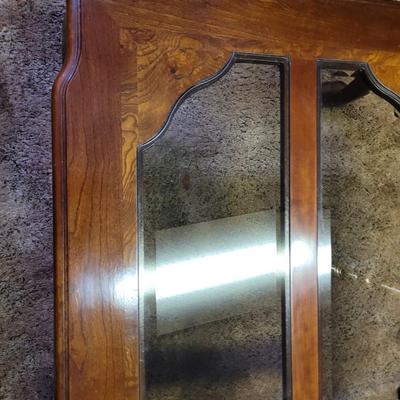 Coffee table, removable beveled glass