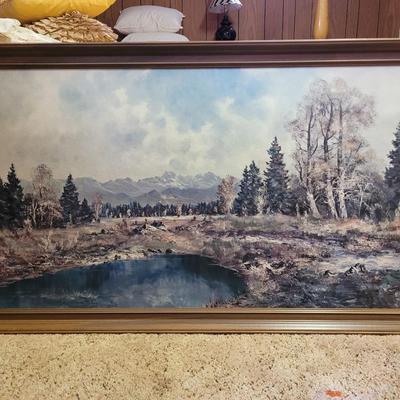 Large fall print