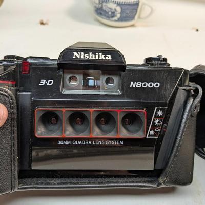 Nishika N8000 35mm Quadrascopic Stereo 3D Lenticular Camera