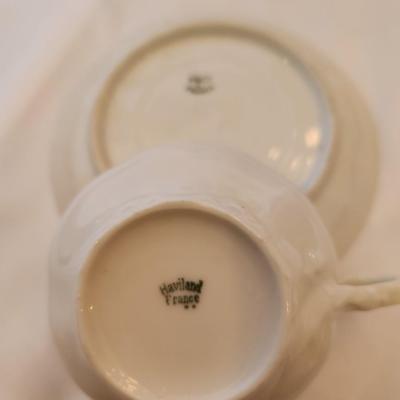 Haviland Cups and Saucers