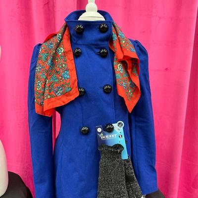 Lot M 433 Brand New Black Rivet Peacoat