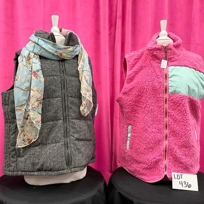 Lot M 436 Women’s Fleece Vest Lot (XXL) NEW