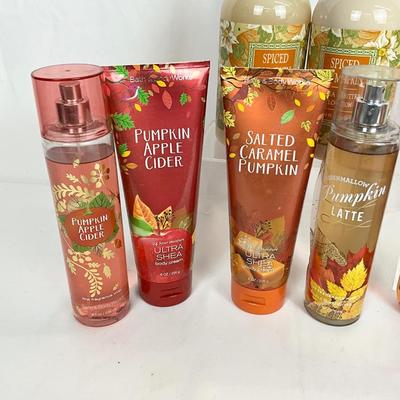 Lot A 454 Pumpkin Latte Bath & Body Works Lot