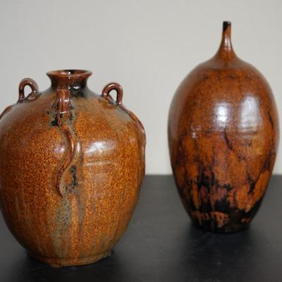 DOOR STUDIO POTTERY ATOMIC EXPERIMENTAL GLAZE -MEDIUM SIZE POTS
