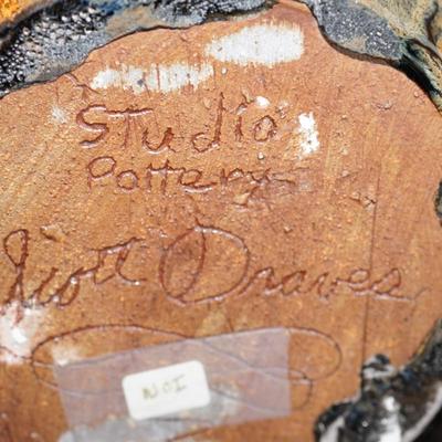 DOOR STUDIO POTTERY ATOMIC EXPERIMENTAL GLAZE -MEDIUM SIZE POTS