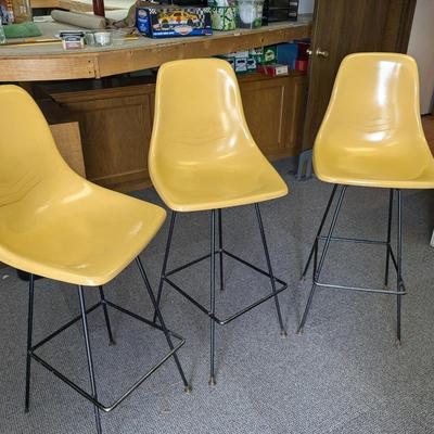 Classic Vintage MCM Bar Stools that Swivel