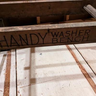 Antique Handy Washer Bench, Lowell Manufacturing Co.