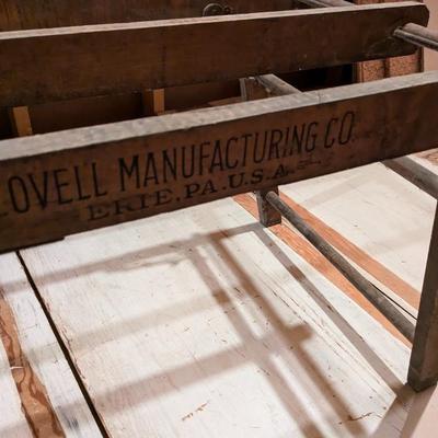 Antique Handy Washer Bench, Lowell Manufacturing Co.