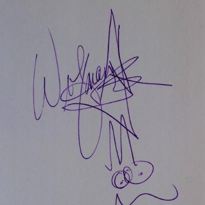 Wolfman Jack signed slip