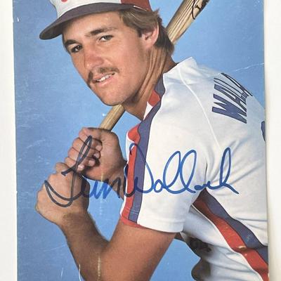 Montreal Expos Tim Wallach signed photo