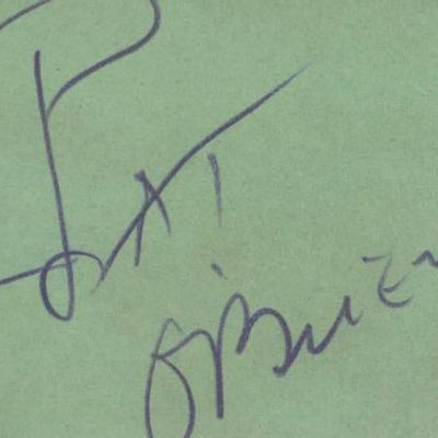 Pat O'Brien signature cut
