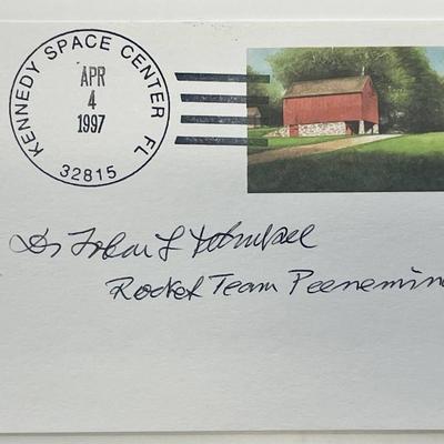 Dr. T. Schinkel autograph note
