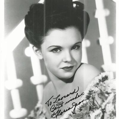 Gloria Jean Signed Photo