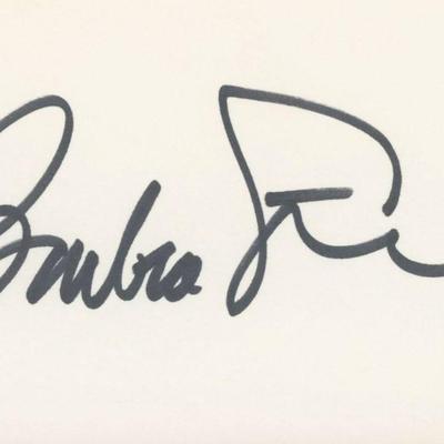 Barbara Streisand original signature