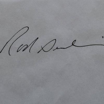 The Twilight Zone Rod Serling signed slip