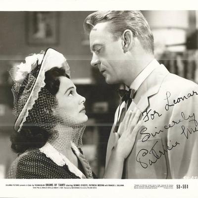 Drums of Tahiti Patricia Medina Signed Movie Photo