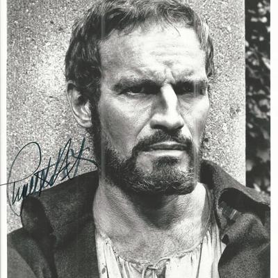 The Agony and the Ecstasy Charlton Heston Signed Movie Photo