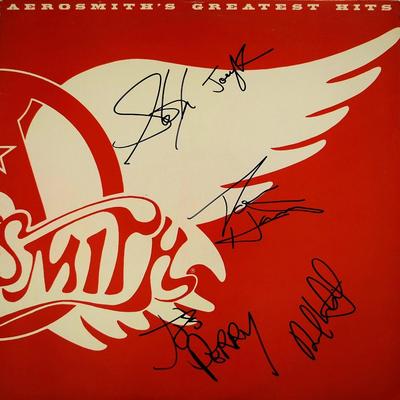 Aerosmith signed Greatest Hits album 