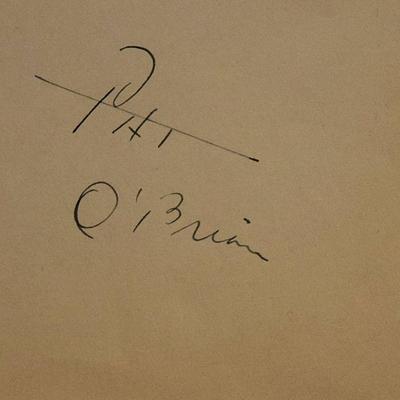 Pat O’Brien signature slip