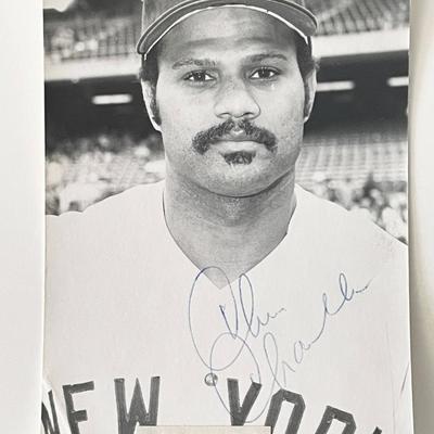 NY Yankees Chris Chambliss signed photo