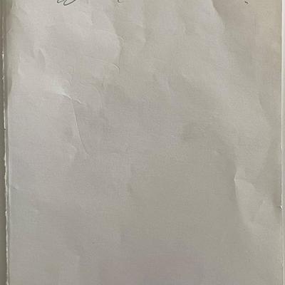 William French Smith original signature