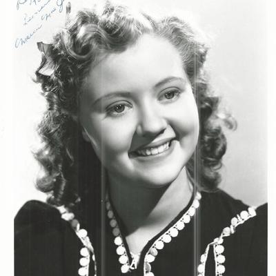 The little princess' Marcia Mae Jones Signed Photo