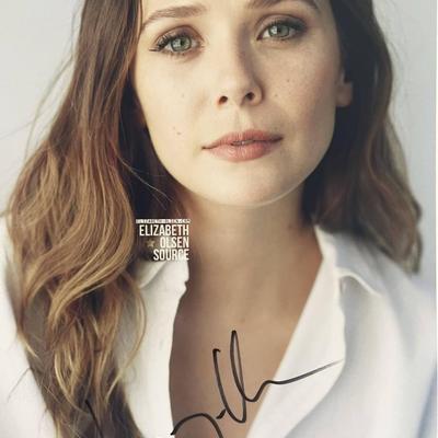 Elizabeth Olsen signed photo