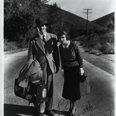 Claudette Colbert signed photo