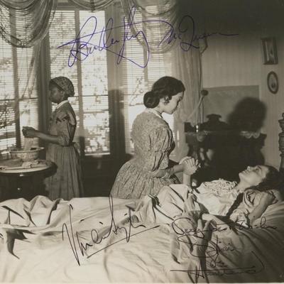 Gone With The Wind signed movie photo. GFA Authenticated