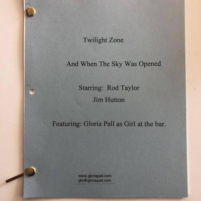 The Twilight Zone - And When the Sky Was Opened - Original Script