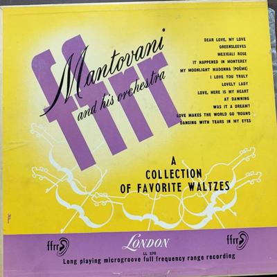 A Collection Of Favorite Waltzes Mantovani And His Orchestra Album