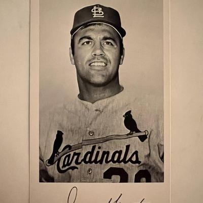 Dave Giusti facsimile signed photo. 3x5 inches