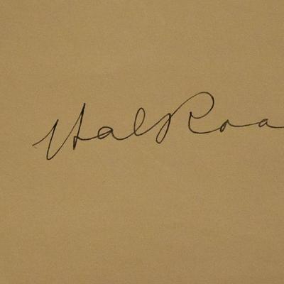 Hal Roach signature slip