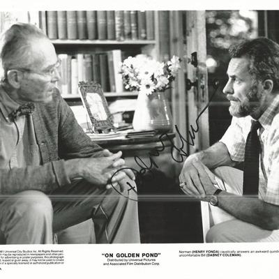 On Golden Pond Dabney Coleman Signed Photo