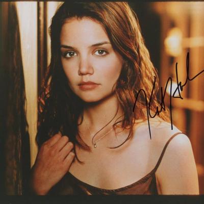 Katie Holmes signed photo
